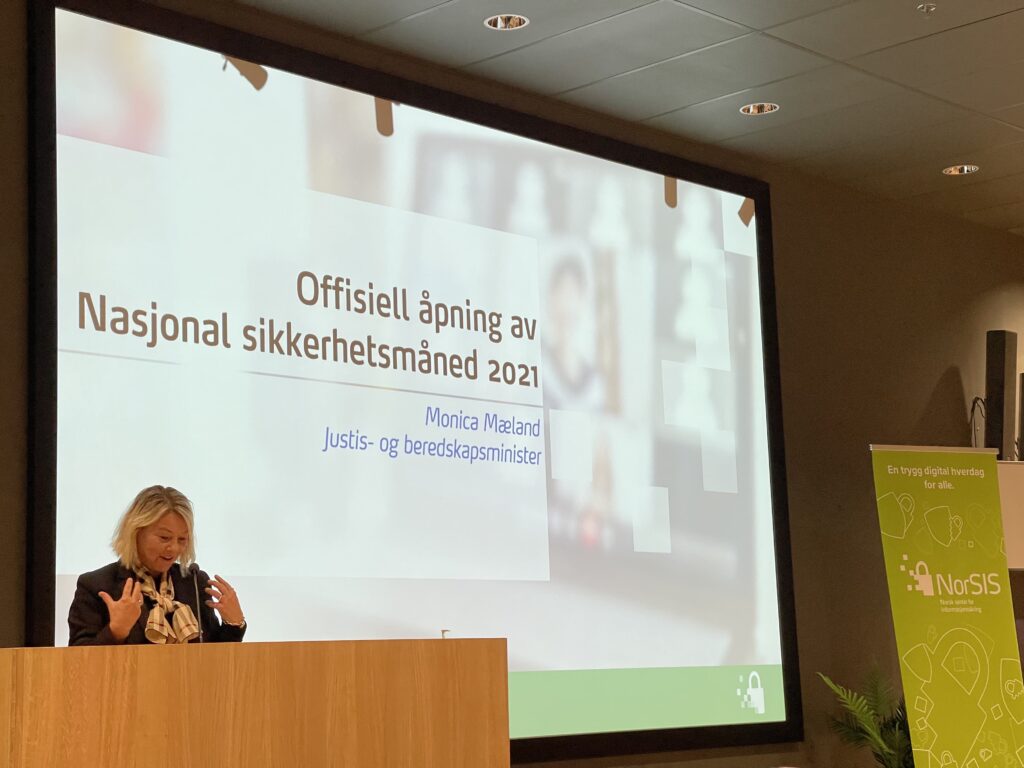 Monica Mæland åpner konferanse