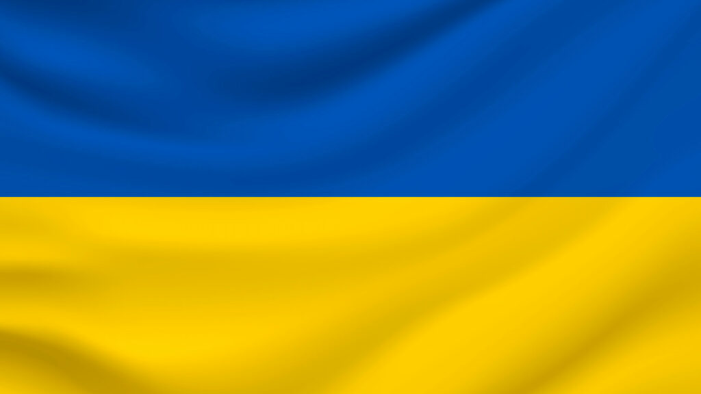 Det ukrainske flagget